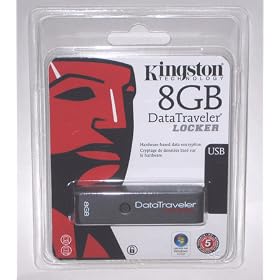Kingston DataTraveler Locker USB 2.0 Flash Drive with Encryption