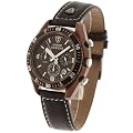Detomaso Herrenuhr Genova Edelstahl SL1592C-BR braun
