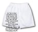 White Boxer Short with In this was manifested the love of God toward us, because that...