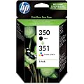 HP Original 350/351 Combo-Pack Inkjet Print Cartridges (Black/Tri-colour)