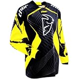 Thor MX Phase Spiral Youth Boys Dirt Bike Motorcycle Jersey - Yellow / Small