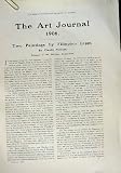 1906 Art Journal Paintings Filippino Lippi Golden Calf