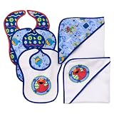 Sesame Street Bib and Towel Set - Blue