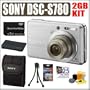 Sony Cybershot DSC-S780 8.1MP Digital Camera + 2GB Accessory Outfit - Sony ASONDSCS780K1