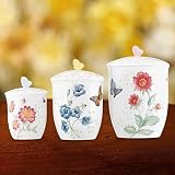 Lenox BUTTERFLY MEADOW CANISTER S/3