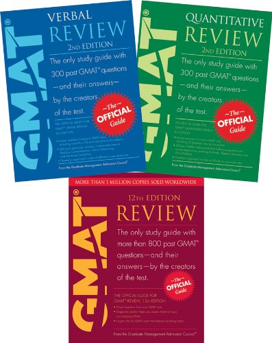 The Official Guides for GMAT Review Bundle (Amazon Exclusive)