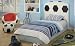 Kid Youth Soccer Twin Size Bed Headboard