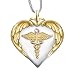 Nurse's Serenity Prayer Diamond Pendant