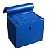 Wilson Jones ColorLife A to Z Expanding File 10" x 12", Expands to 18" File Capacity with Velcro Gripper Flap, Dark Blue (WCCC7117A-BL)