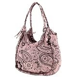 Belvah Quilted Floral Hobo Handbag