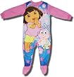 Dora and Boots Pink Footed Sleeper for Toddlers