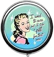 Trendy "I used to care" Pill Case Vitamins Organizer Pillbox