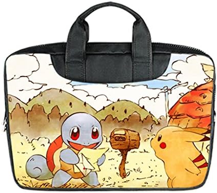 LaHuo Pokemon Squirtle Logo Custom 15.6-Inch Laptop Bag Tablet Case