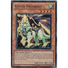Yu-Gi-Oh! Card HA05-EN039 Gusto Thunbolt