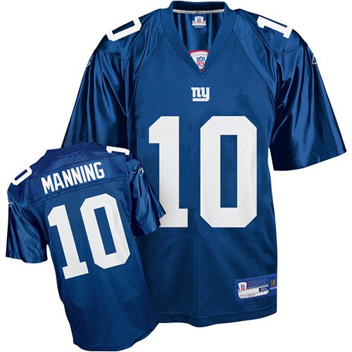 Reebok New York Giants Eli Manning Youth Replica Team Color Jersey
