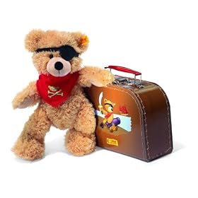 11 Pirate Fynn Teddy Bear in Pirate Suitcase by Steiff