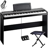 #2: 【折り畳みイス/KB4400BK+audio-technicaヘッドホン付】KORG SP-170DX コルグ ポータブル&シンプルなスタイリッシュ・ピアノ
