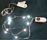 Micro LED White Lights on Ultra Thin Wire- Battery- 3 Sets-10 lights- Fairy-Underwater