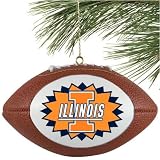 Illinois Fighting Illini Mini-Replica Football Ornament