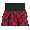 Girls' Xhilaration&reg; Double Tier Knit Skirt - Red