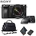 Sony Alpha a6500 Mirrorless Digital Camera with 18-135mm Lens and Carry Case