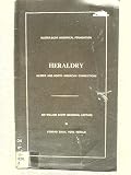 Heraldry, Ulster and North American connections : being the text of the inaugural Sir William Scott memorial lecture delivered by Conrad Swan on 2nd December, 1968, at Belfast
