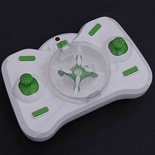 Green Dual Speed Nano Drone with 3D Flip Headless Mode Controller with Built In Storage