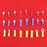 Hilitchi 360 Pcs Assorted Insulated Electrical Electrical Wire Terminals Crimp Connectors Spade Set