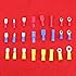 Hilitchi 360 Pcs Assorted Insulated Electrical Electrical Wire Terminals Crimp Connectors Spade Set