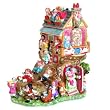 Fitz and Floyd Old Woman in the Shoe Cookie Jar