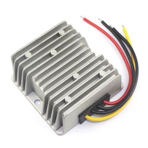 DROK 20A/240W High Current Non-isolated Buck Voltage Converter Regulator Waterproof DC-DC 17-35V 24V to 12V Step-down Power Supply Transformer Module for Automotive CMB Audio System LED Display