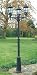Seville Grande Triple Lampost Black (SG7-BK)
