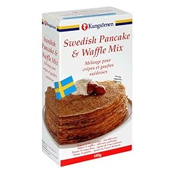 Kungsornen Swedish Pancake & Waffle Mix, 14.1-Ounce Boxes (Pack of 6)