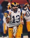 Kurt Warner Autographed St. Louis Rams 8x10 Photo - Super Bowl XXXIV MVP