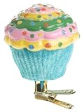 Ornaments To Remember Confetti Cupcake Hand-Blown Glass Ornament