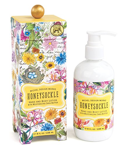 Michel Design Works Hand and Body Lotion, 8-Ounce, Honeysuckle
