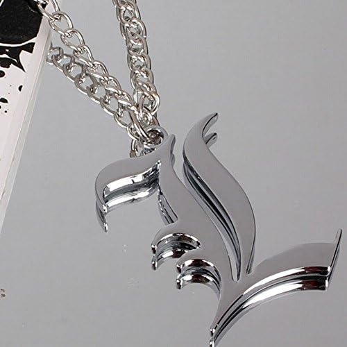 Death Note Anime L Logo Metal Necklace