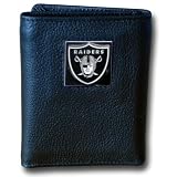NFL Oakland Raiders Genuine Leather Tri-fold Wallet
