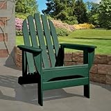 Polywood Recycled Plastic Reclining Adirondack Chair and Ottoman - 2pc Set - PW117