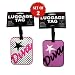 "DIVA" LUGGAGE TAG (SET OF 2!)