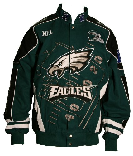 MTC Marketing Philadelphia Eagles 2009 Scoreboard Cotton Twill Jacket (4X-Large)