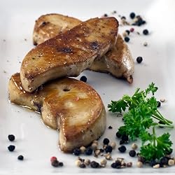 Slices of Fresh Duck Foie Gras - Flash Frozen - 1.75 oz slices