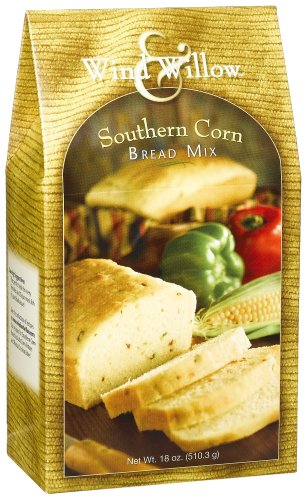 Wind & Willow Southern Corn Bread Mix, 18-Ounce Boxes (Pack of 4) by Cornbread & Muffin Mixes