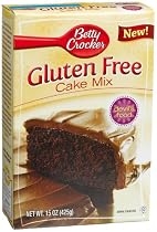 Betty Crocker Gluten Free Devil's Food Cake Mix, 15-Ounce Boxes (Pack of 6)