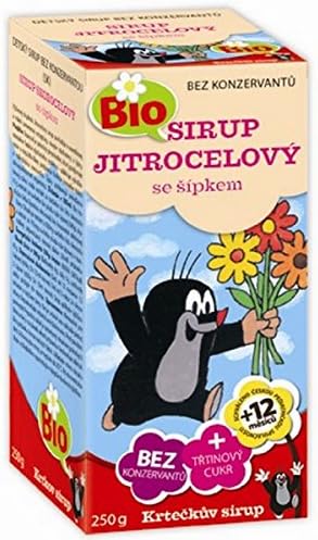 BIO Little Mole Syrup Plantain with Rosehip 250g for babies and children from 12 months old by Little Mole