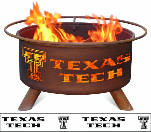 Patina Products F233, 30 Inch Texas Tech Fire Pit