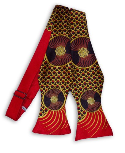 Scallops Print Bowtie