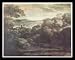 Adam Elsheim (Classical Landscape) Gold Wood-Mounted Art Poster Print - 13" X 19"