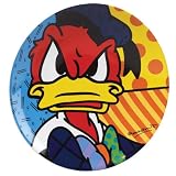 Disney by International Artist Romero Britto for Enesco Donald Duck Plate 8 IN