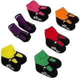 Baby Loopies Pretty Bitty Socks, Bright Black